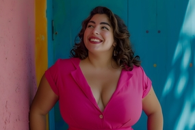 性感丰满胖女人美女写真摄影图片